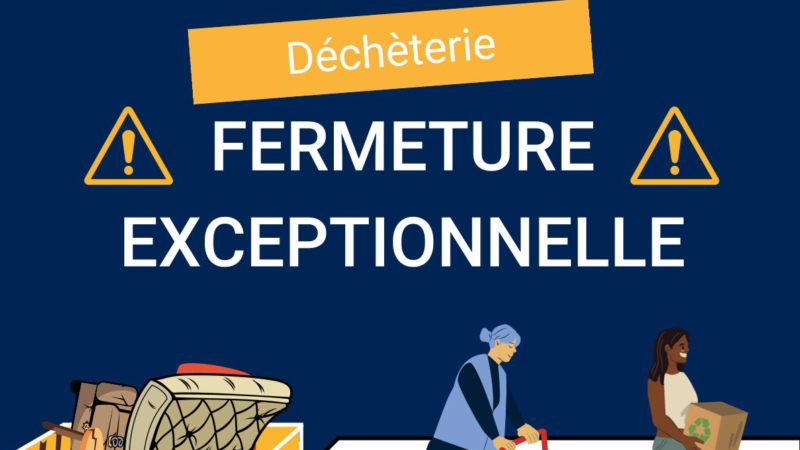 Déchèterie de Pluméliau-Bieuzy- Fermeture exceptionnelle le 10 octobre