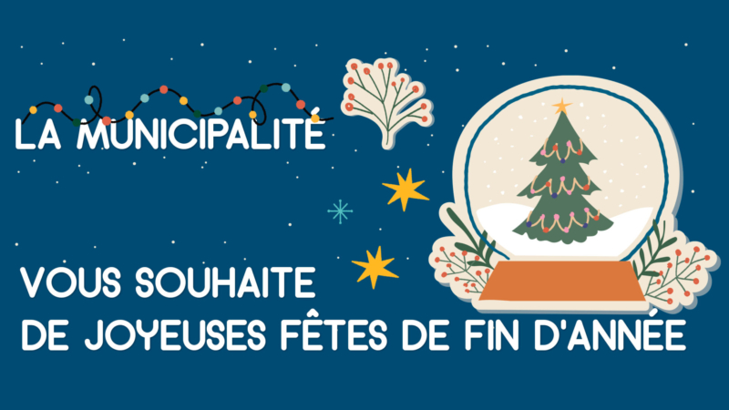 Joyeuses fêtes de fin d’année